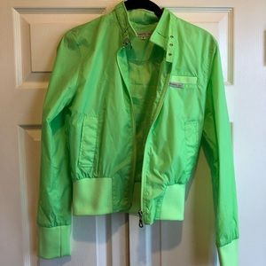 Neon Green Members Only Jacket